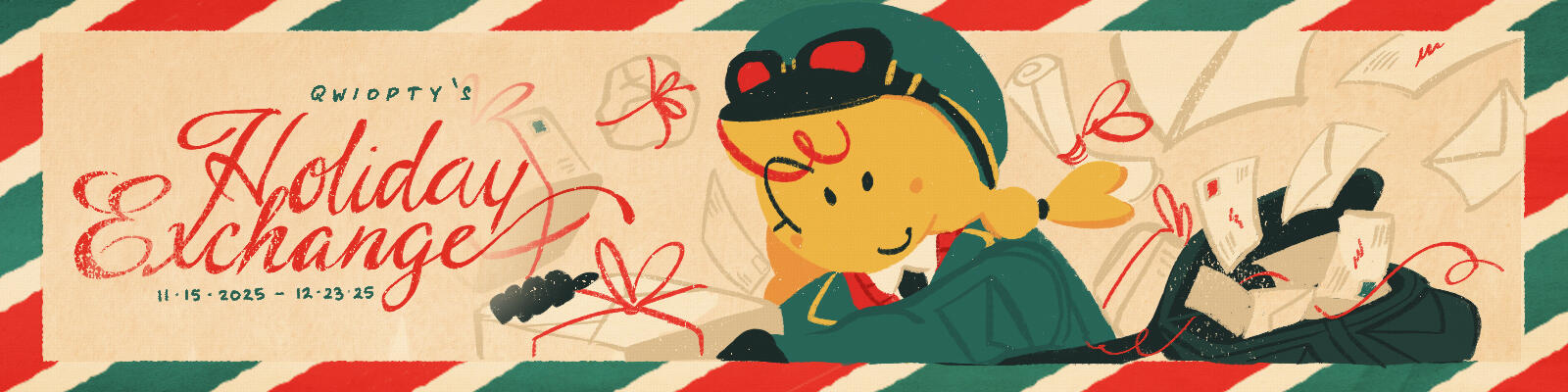 QWIOPTY'S HOLIDAY EXCHANGE EVENT BANNER - DEC 2025